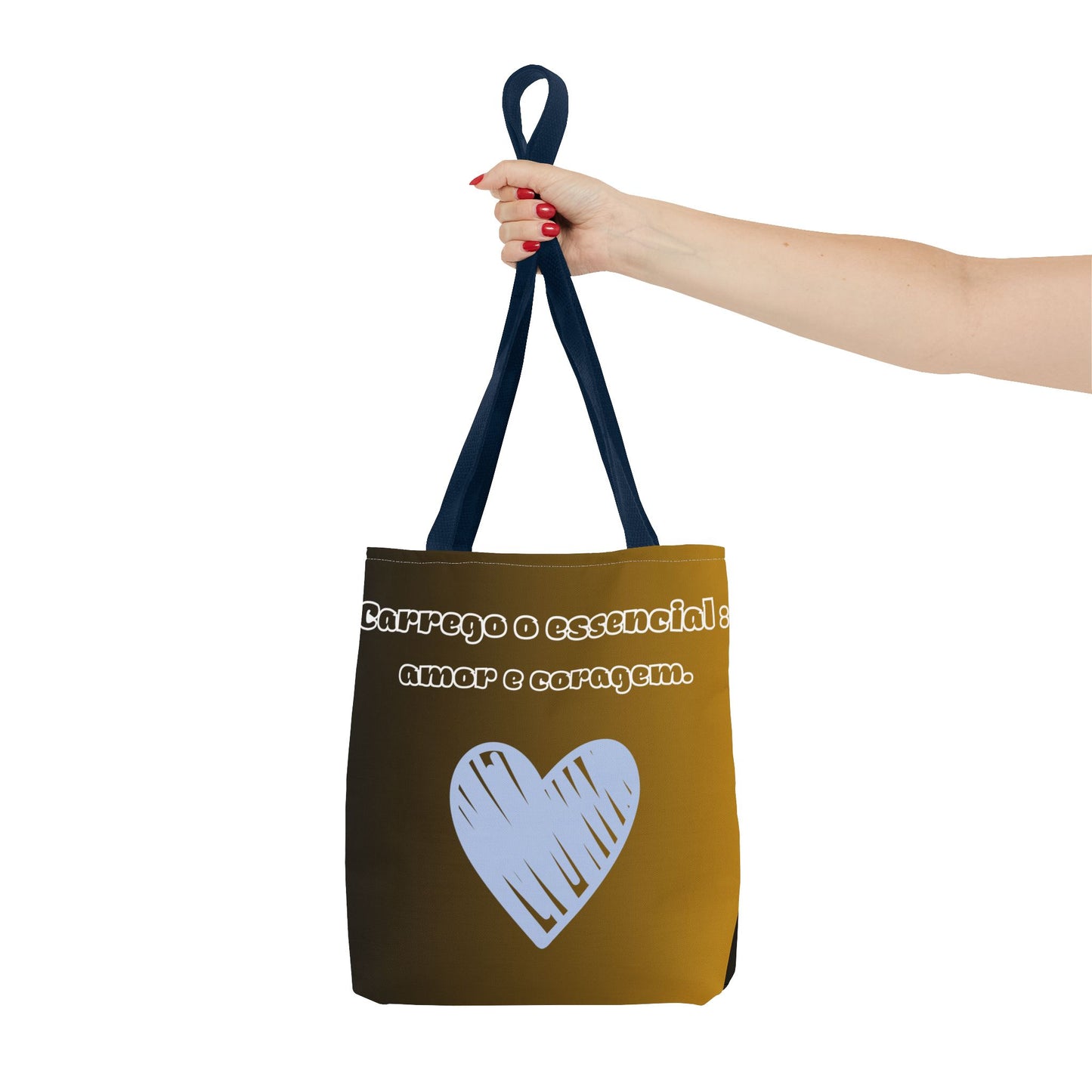 Bolsa Tote “Amor & Coragem” – Essência 360