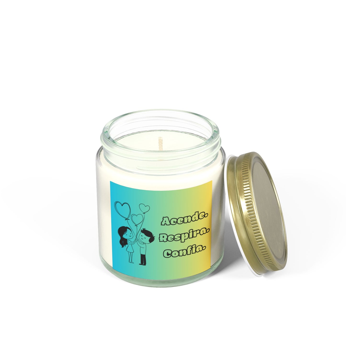 Vela Aromática “Acende. Respira. Confia.” – Essência 360