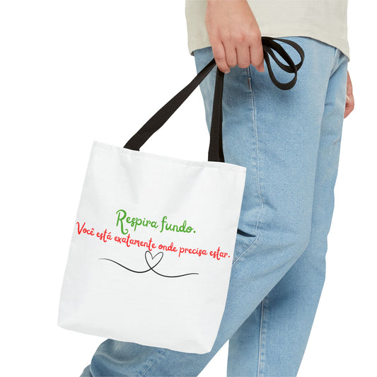 Ecobag "Respira Fundo" – Essência 360