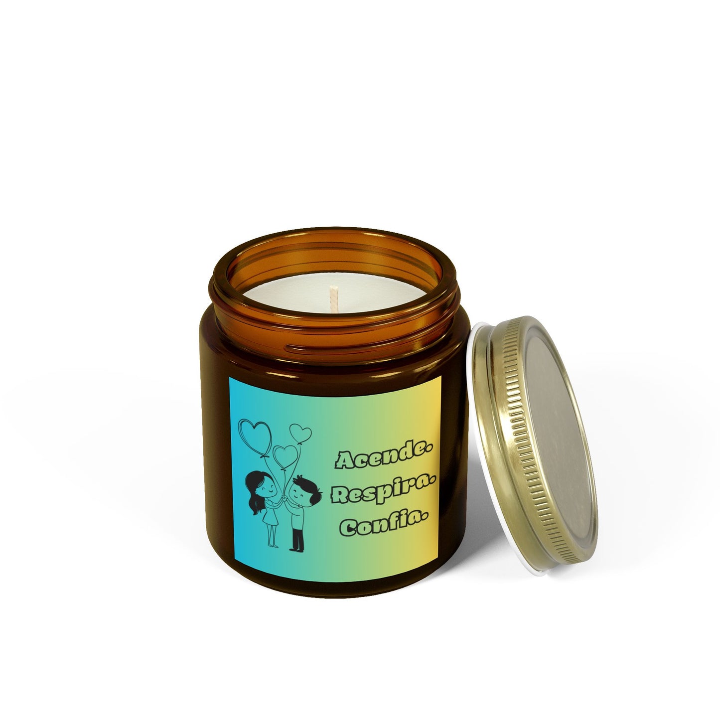 Vela Aromática “Acende. Respira. Confia.” – Essência 360