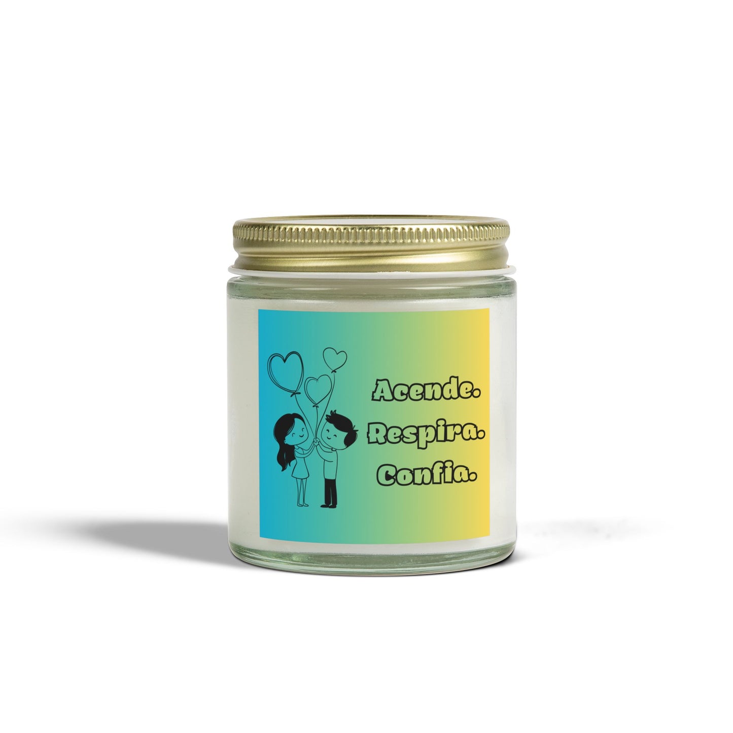 Vela Aromática “Acende. Respira. Confia.” – Essência 360