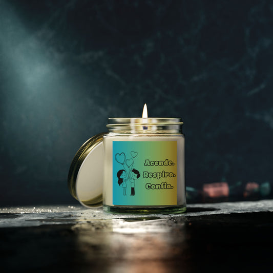 Vela Aromática “Acende. Respira. Confia.” – Essência 360