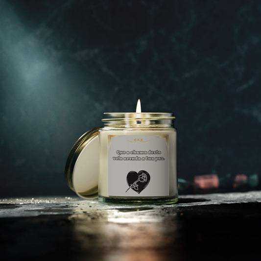 Vela Aromática “Chama de Paz” – Essência 360